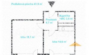 EUROPA prenájom 2 garsónka, 42 m2, Petržalka, Mlynarovičova